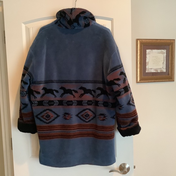 Fully Reversible Southwestern Style Jacket - Picture 3 of 3